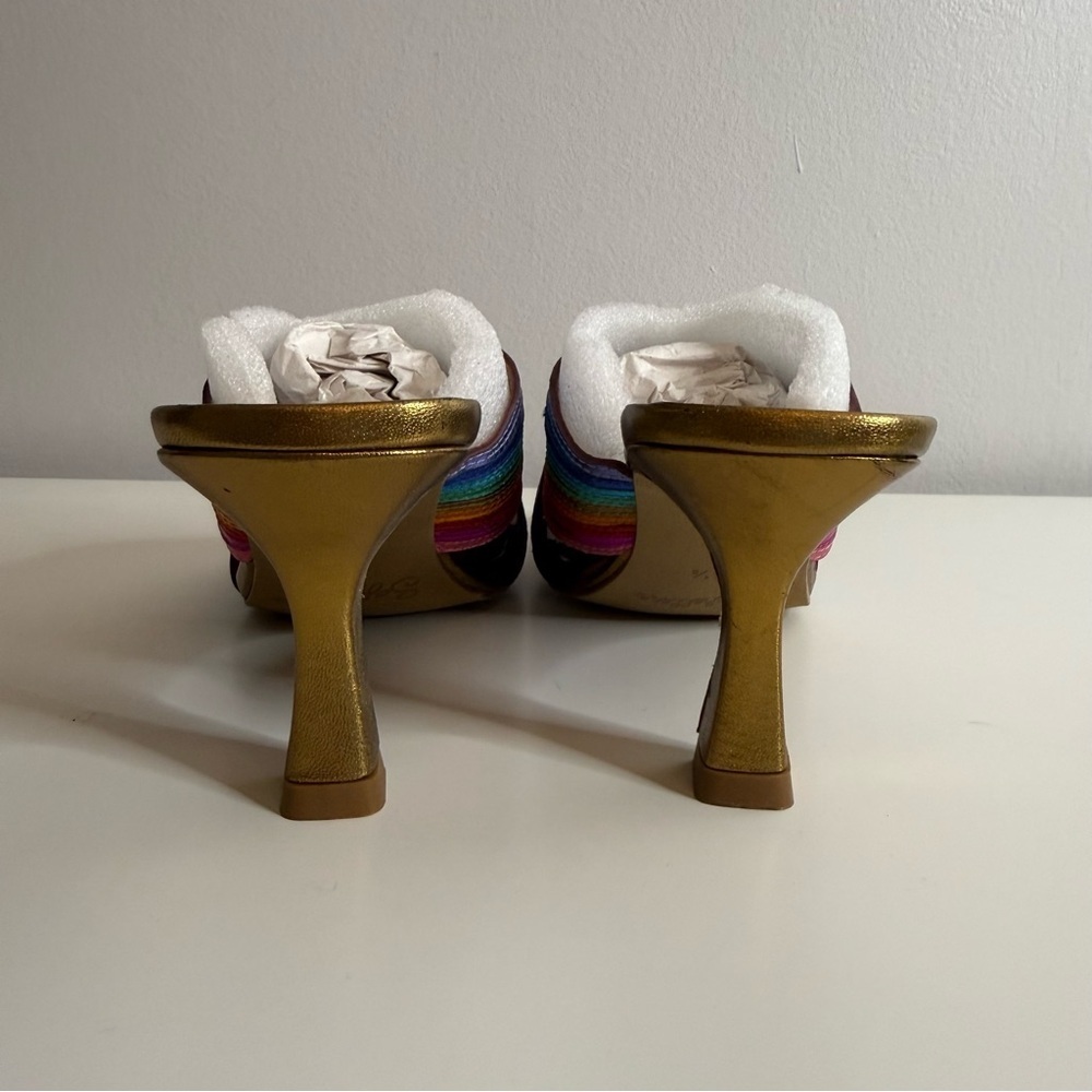 Seychelles Fleet Rainbow Heeled Sandals NWOT US 6.5 - Picture 7 of 9